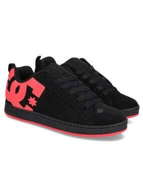 DC Shoes Court Graffik - Black/Pink - Size 9